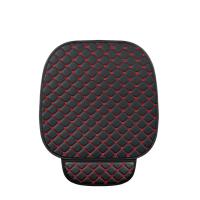 Cubierta De Asiento De Coche De Cuero PU Universal Anti-Rasguños Resistentes Al Desgaste Suaves Para Todas Las Estaciones Cojín De Espalda Minimalista Protector Contra Golpes - details 5