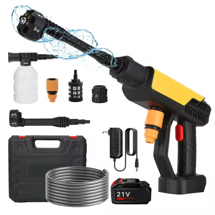Pistola de Agua Eléctrica de alta presión sin escobillas, herramienta de Riego de Jardín Para catería Makita de 18V, 3500W, 200bar - 1