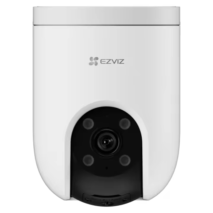 Ezviz H8C SE Cámara de vigilancia exterior Resolución 2K Cobertura panorámica de 360º Visión nocturna en color Detección de siluetas con IA Seguimiento inteligente Diseño resistente Comunicación bidireccional Vídeo H.265 Defensa activa con luz y sirena - 1