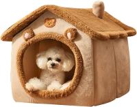 Casa Plegable Para Mascotas Cama Desmontable Lavable Sofá Para Perros Pequeños Y Medianos Con Casa De Pelo Incluido - details 13