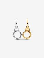 Pandora - Charm Colgante de Esesas que se abre y se divida-Plata de Lei, Baño de Oro de 14K - details 1