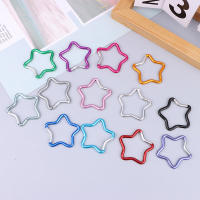 1PCS Anillo De Llaves De Camping Al Aire Libre Forma De Estrella De Cinco Puntos Hebilla De Botella Clip De Cadena De Llaves De Aluminio Carabiner - details 1