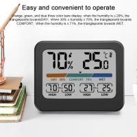 Medidor De Temperatura Y Humedad Multifuncional Para El Hogar Con Pantalla Color Digital Standby Medidor De Clima Y Higrómetro - details 4