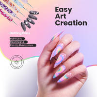 Set De 10 Pinceles Para Arte De Uñas Liner Acrílico Profesional Herramienta De Manicura Con Plumas De Pintura Para Diseño De Uñas - details 4