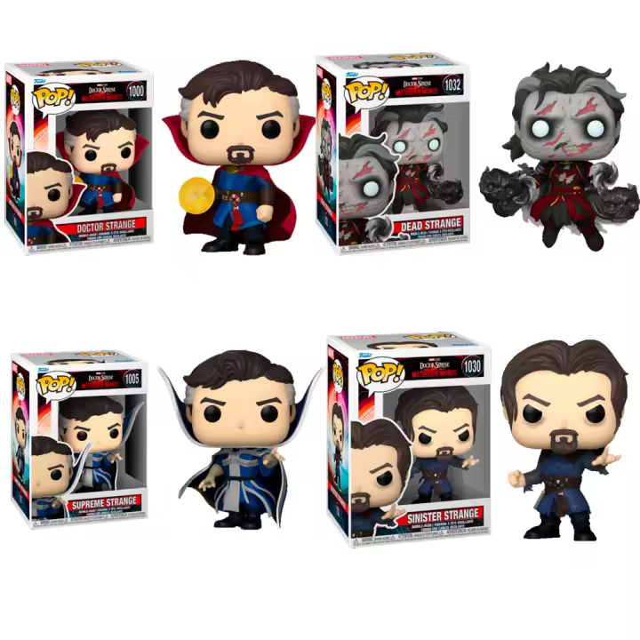Funko Pack 4 funkos Doctor Strange 1000 1005 1032 1035  Multiverse Madness Multiverso Locura Dead Sinister Supreme    Funko Pop - 1