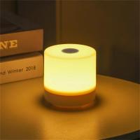 Lámpara Nocturna LED Recargable Con Interruptor Táctil Y Tres Colores Para Cocina Pasillo Armario Dormitorio Luz De Hogar USB - details 4
