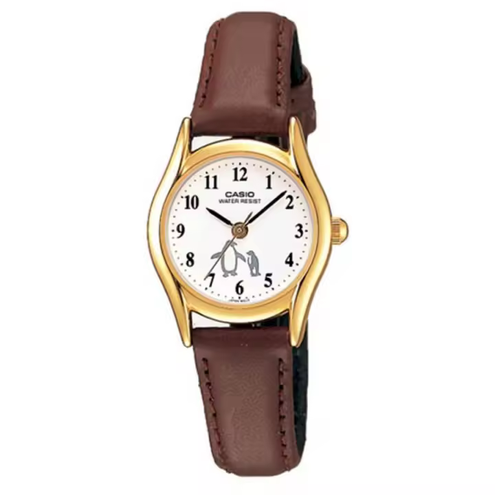 Casio Ltp-1094q-7b6  Reloj Para Para Mujer Color Marron - 1