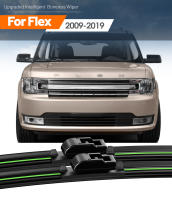 2pcs LimpiaParabrisas Anteojos Delanteros Para Ford Flex 2009-2019 Plegables En Un Solo Pieza Material De Goma Natural Adecuado Para Todos Los Modelos - details 0