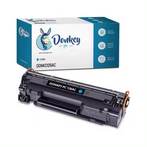 Donkey pc · Cartucho tóner Compatible 126A CE313A Cyan. 1000 páginas - 1