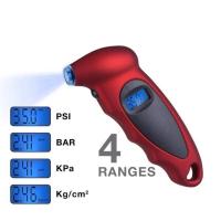 Medidor De Presión De Neumáticos Digital De Precisión Alta Con Luz Retroiluminada Y Pantalla LCD Para Monitoreo Preciso De La Presión Del Aire De Los Neumáticos Del Coche - details 0