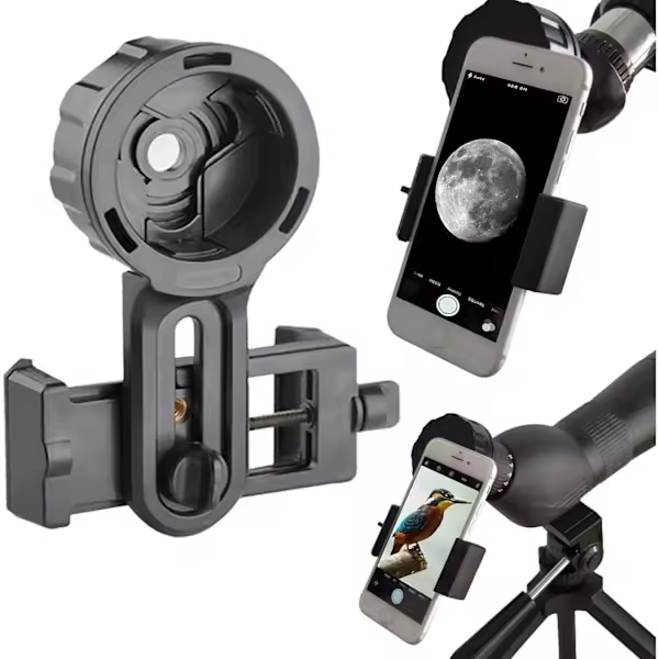 Phone adapter Pro for binoculars, monoculars, telescopes and mroscopes - 1