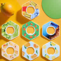 Pods De Sabor Circular Para Botella De Agua Con Aroma 0 Azúcar Creativos Fragrancia De Frutas Pilares De Flavor 1/7Pcs - details 0