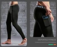 Pantalones De Running Para Hombre Fitness Adecuados Para Gimnasio Atletismo Yoga Trousers De Compresión Secado Rápido - details 15