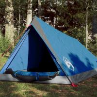 vidaXL Tienda de Campaña para 2 Personas Impermeable Toldo Camping Carpa Color Azul,  Gris y naranja,  Verde y mas - details 0