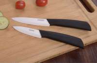 LILI HOME Pack de 4 Cuchillos Cerámicos con Mangos Antideslizantes y Fundas Protectoras dura 10 veces más que los cuchillos de acero inoxidable tradicionales. Incluye cuchillos de 8 cm, 10 cm, 13 cm y 15 cm para cubrir todas tus necesidades, desde cortar - details 3