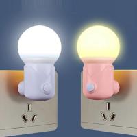 Luz Nocturna LED De Enchufe Para Dormitorio Luz De Sueño Bicolor Para Bebé Luz De Corredor Y Balcón Ahorradora De Energía - details 5