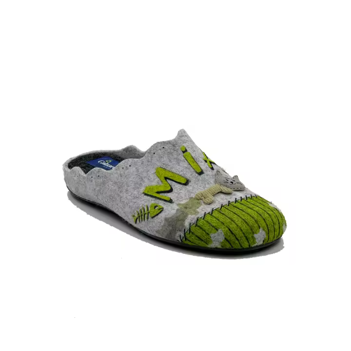 JZ Hermanos Pantuflas con diseño de gato para mujer - 1