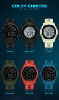 Reloj Digital LED SANDA Para Hombre Reloj Militar De Deporte Resistente Al Agua Con Función De Medición De Tiempo Y Luz Trasera - details 7