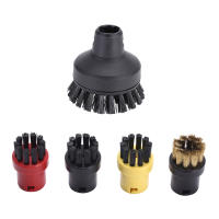 Juego De 5 Piezas De Cepillos Redondos Para Limpieza Con Vapor Accesorios Y Repuestos Para Karcher Kit De Fijaciones De Cabezales De Limpieza - details 0