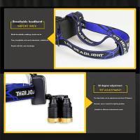 Linterna Frontal LED De Alta Potencia 5 Luz Fuerte Cargable Por USB Para Pesca Y Actividades Al Aire Libre Impermeable - details 11