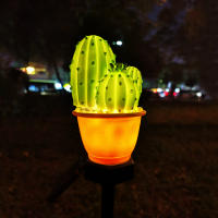 Lámpara Solar LED Para Jardín Impermeable Decorativa De Piña Y Cactus Para Paisaje Iluminación De Camino De La Pradera - details 0