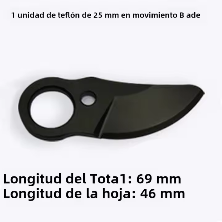 Tijeras De Podar Eléctricas Sin Cable Con Hojas De Corte De Acero De Aleación SK5 De 25mm Doradas Como Diamante Para Jardín - 1