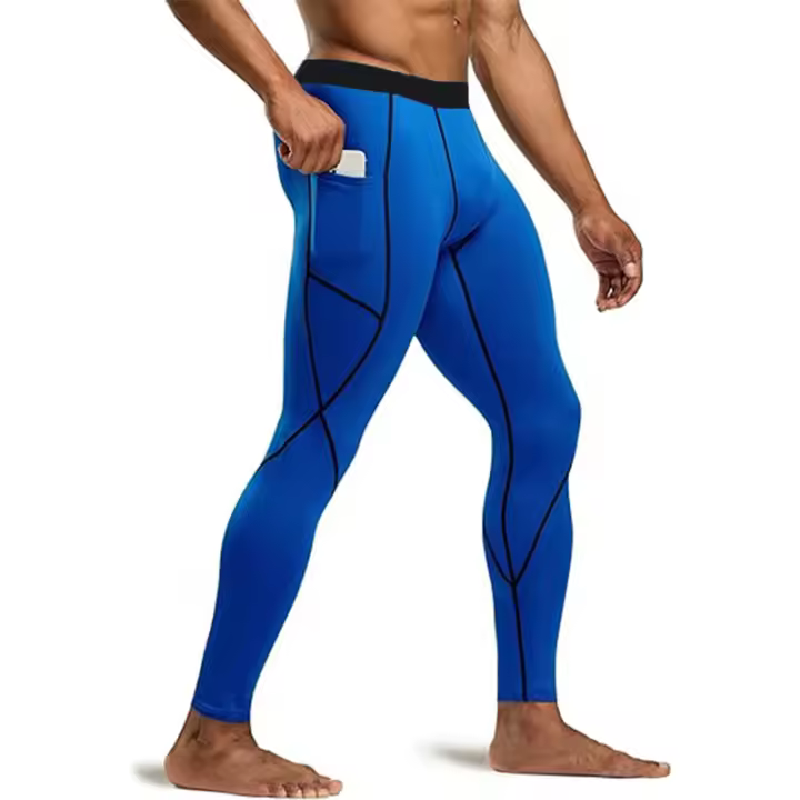 Treguas De Correr Para Hombre Secado Rápido Gimnasio Deportivas Compresión Pantalones De Entrenamiento De Crossfit Baloncesto Sportswear - 1