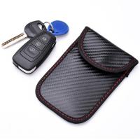 Bolsa De Bloqueo De Señal RFID Para Llaveros De Coche Y Tarjetas De Crédito Organizador De Privacidad Protección De Datos Material De Fibra De Carbono - details 4