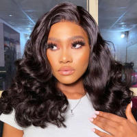 Pelucas De Encaje Frontal Body Wave T Part Bob 13X1 4x1 Remy Brazilian Hair Natural PrePlucked De 180% Densidad Peluca De Cabello Humano Para Modificar Color - details 6