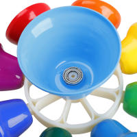 Campana De Mano Orff Con Reloj Giratorio Y Palillo De Impacto Instrumento De Percusión Educativo Para Niños Juguetes Coloridos - details 3