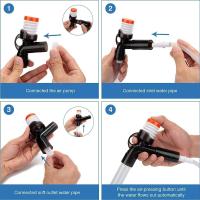 Kit de Limpieza de Grava para Acuario, cambio de agua con Boquilla Largo para variar el agua y limitar la Grava del Filter con fondo de presión de aire y Ajuste - details 3