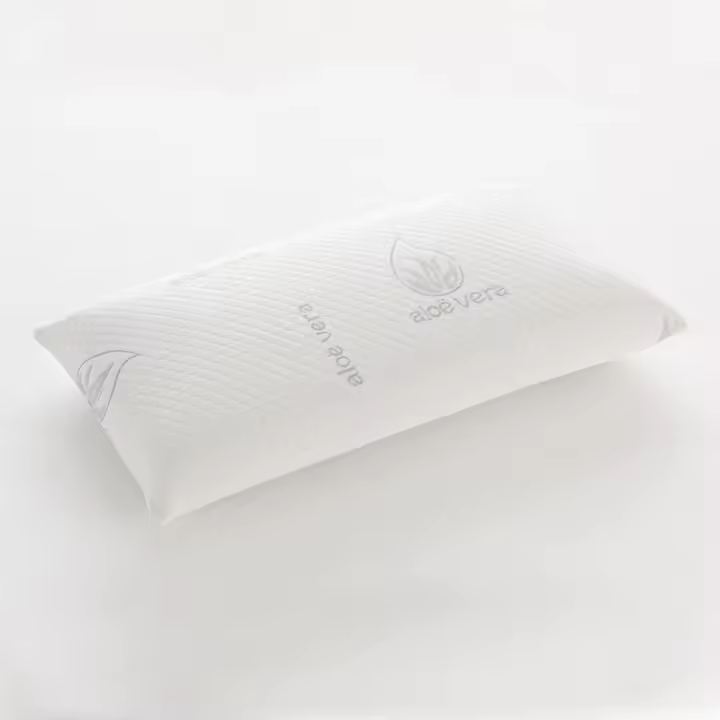 Almohada Viscoelástica Aloe Vera, Firmeza Media, Ergonómica y Adaptable - 1