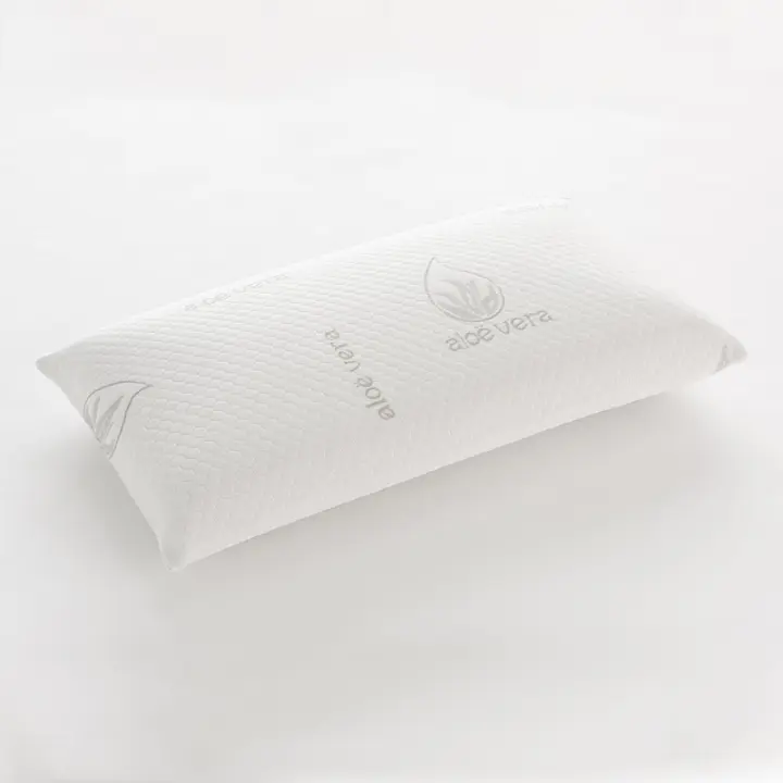Almohada Viscoelástica Aloe Vera, Firmeza Media, Ergonómica y Adaptable - 1