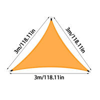 Sail De Sombra Plegable 3x3x3M Para Actividades Al Aire Libre Jardín Canopy Protector Solar Para Tendas De Camping - details 0