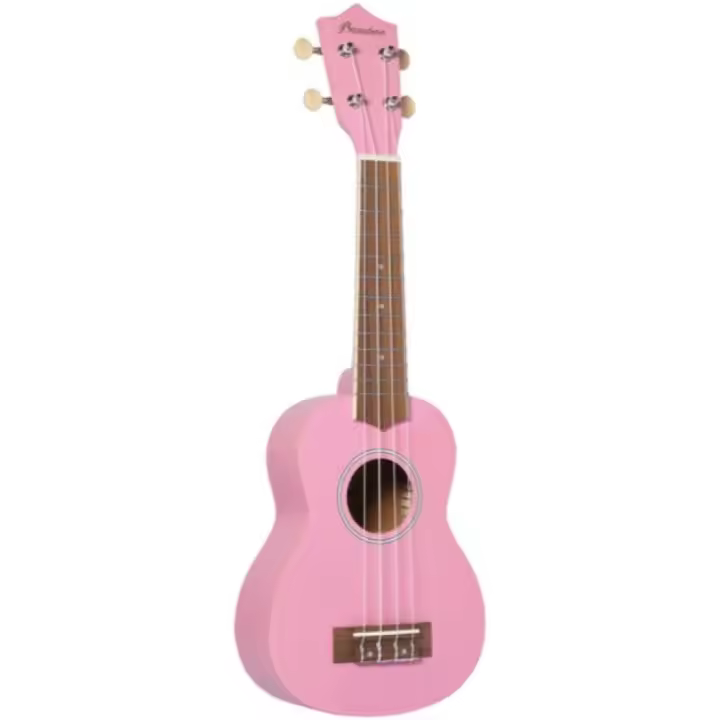 Ukelele Soprano Bamboo BE-LPK Studio Light Pink - 1