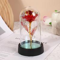 Rosa Artificial De 16CM Con LED Flores Creativas Para Decoración De Hogar Regalos Para San Valentín Día De La Madre Bodas - details 11