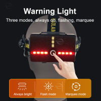 Linterna Frontal LED Potente 200000LM XHP300 Con Sensor Doble Luz Blanca Y Cálida Para Pesca Y Camping Impermeable 18650 - details 11