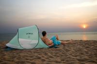 Tienda Polyester Fibra de Vidrio UPF 80+ 200x120x90 cm Camping y Playa Tienda de campaña ligero 1.1kgs resistencia al agua - details 4