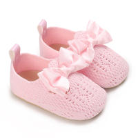 Zapatos De Caminar Para Bebés Niñas Primavera Verano Con Lazo Suaves De Algodón Resistente a Golpes Cierre SLIP-ON Transpirables Talla True - details 20