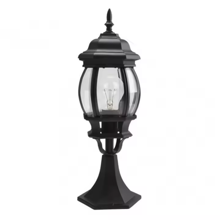 FABRILAMP Farol Sobremuro Exterior Aluminio Caelum Negro 49x16x16 Cm IP44 - 1