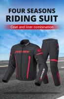 Chaqueta De Motocicleta Impermeable Para Hombre Con Protección Desmontable Negro Beige Tallas M a 3XL Moto Racing Motocross - details 31