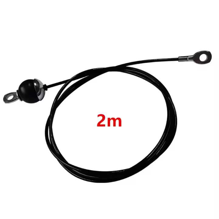 Cable De Entrainamiento De Acero Fuerte Para Gimnasio En Casa 2M-5M Diámetro 5mm Accesorios De Remolino De Cuerda De Fitness Reemplazo De Partes Resistentes - 1