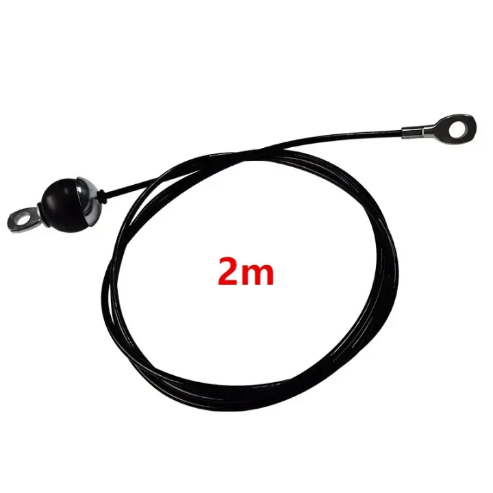 Cable De Entrainamiento De Acero Fuerte Para Gimnasio En Casa 2M-5M Diámetro 5mm Accesorios De Remolino De Cuerda De Fitness Reemplazo De Partes Resistentes - 1