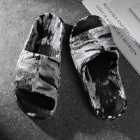 Chinelos Para Hombre Verano Interior Antideslizantes Suela Suave EVA Moda Tendencia Chinelos De Baño Con Estilo Platform - details 3