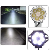 Luz Frontal De Bicicleta Eléctrica 36/48V Con Bocina 4pines 3pines Impermeable LED Para E-bike Accesorio De Bicicleta - details 1