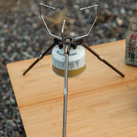 Soporte Ajustable De Altura Para Estufa De Gas Para Camping Y BBQ Soporte De Aluminio Para Estufa Individual Portátil Soporte De Tanque De Gas - details 3