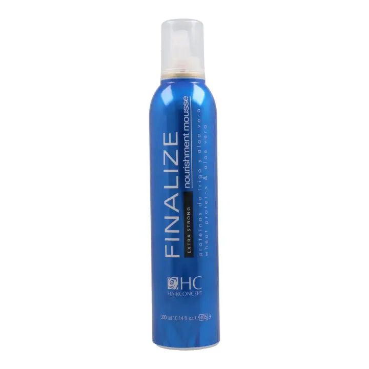 Hairconcept finalize nourishing mousse extra strong 300 ml, espuma profesional de fijación extra fuerte. - 1
