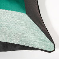 Cubierta De Cojín Moderna En Verde Arte Nórdico Para Sala De Estar Y Cama Estilo TWILL Poliéster/Celulosa Bordado Personalizado - details 3