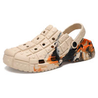 Sandalias Para Hombre Con Agujeros Zapatos De Playa Cómodos Antideslizantes Transpirables Flip Flops Casual Para El Verano - details 17
