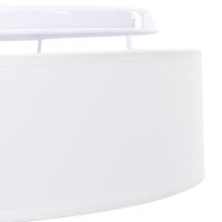 Lámparas de techo de vidaXL Montaje empotrado Blanco Ø 38 cm Tela E27 - details 4